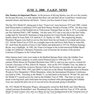 2008 06-02 Weekly News