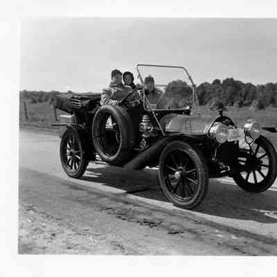 1949 Glidden Tour - Dr J.R. Moody and a 1909 Cadillac