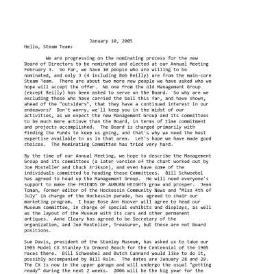 2005 01-10 Weekly News
