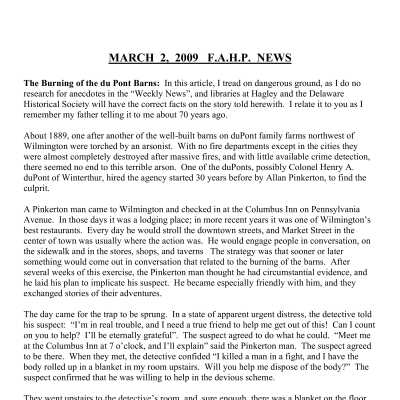 2009 03-02 Weekly News