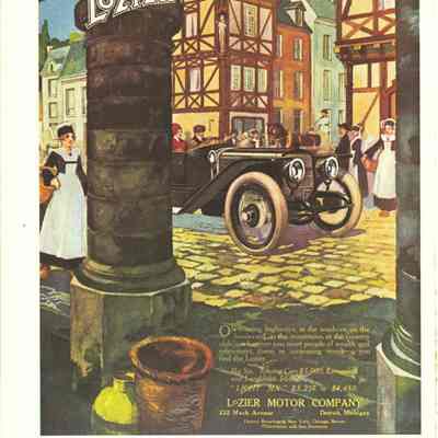 1913 advertisement for Lozier Motor