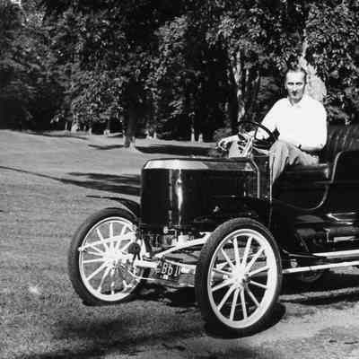 1955 Steam Car Meet - 1907 Stanley with H Zinn
