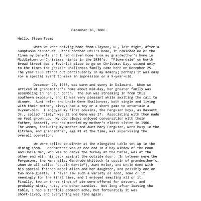 2006 12-26 Weekly News