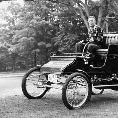 1955 Steam Car Meet- 1903 Stanley with CM Ranta