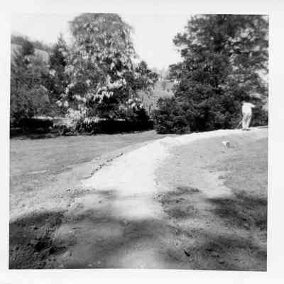 Preparation of the right-of-way, 1960