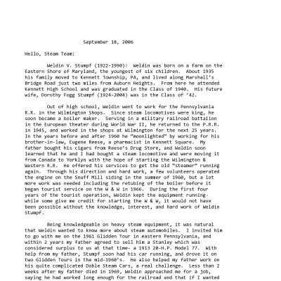 2006 09-18 Weekly News