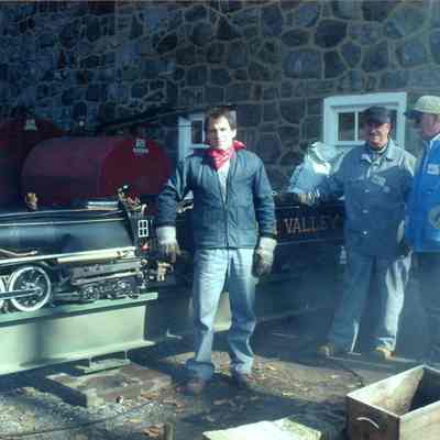 2007 - Brent McDougal, Bill Schwoebel and Jerry Novak at Thanksgiving Steamin' Day