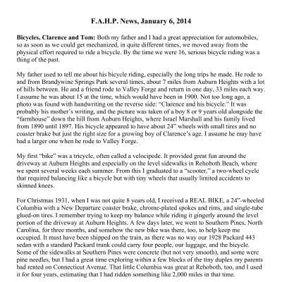 2014 01-06 Weekly News