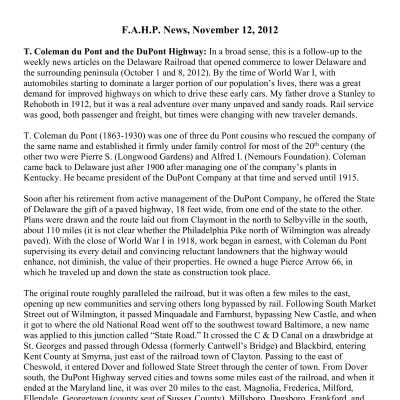 2012 11-12 Weekly News