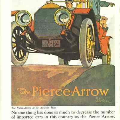 1912 advertisement for Pierce-Arrow Motor