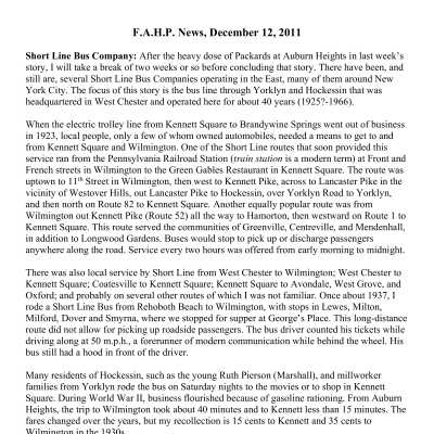 2011 12-12 Weekly News