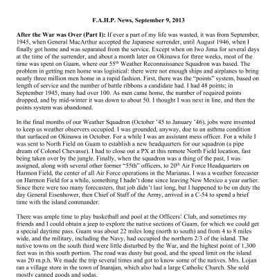 2013 09-09 Weekly News