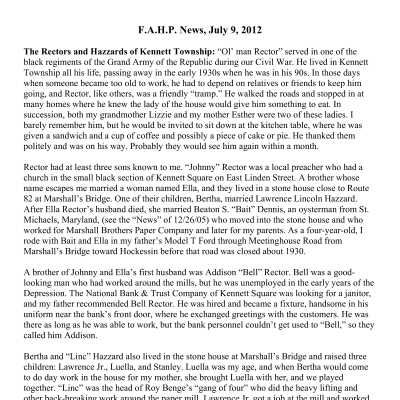 2012 07-09 Weekly News