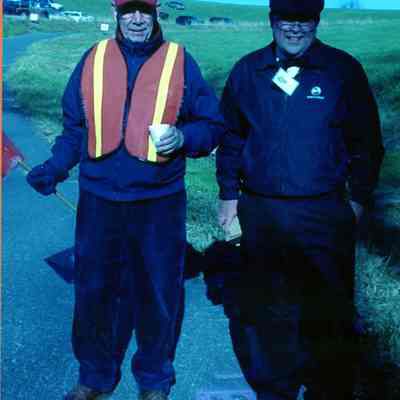 2007 - Art Wallace and Rob Robison at Thanksgiving Steamin' Day