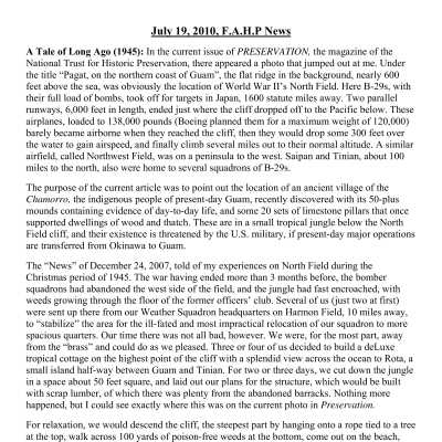 2010 07-19 Weekly News