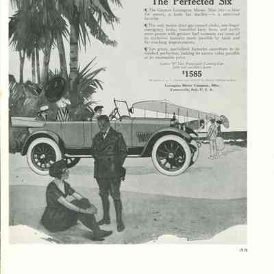 1918 advertisement for Lexington Motor