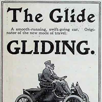 1903 advertisement for Gliding (Bartholomew Company)