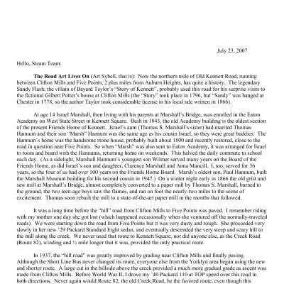 2007 07-23 Weekly News