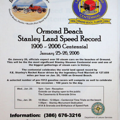 2006 Steam Car Tour (Florida) tour book cover