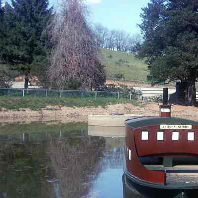 Magic Age of Steam - the "Jersey Shore" in the pond, 1973
