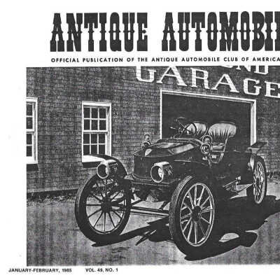 1985 Antique Automobile Magazine reprint of "The Stanley Steamer" by FO Stanley