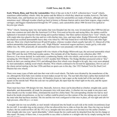 2016 07-25 Weekly News