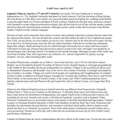 2017 04-24 Weekly News