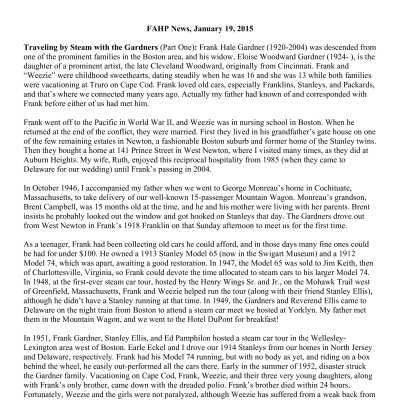 2015 01-19 Weekly News
