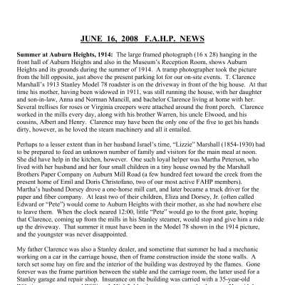 2008 06-16 Weekly News