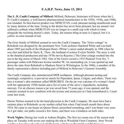 2011 06-13 Weekly News