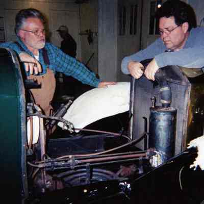 2006 - Dale Simkins and Rob Robison working on the Stanley Model 735