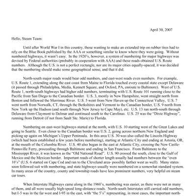 2007 04-30 Weekly News