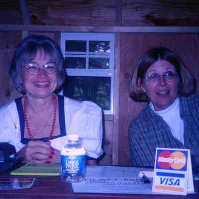 2005 - taking tickets at Steamin' Day