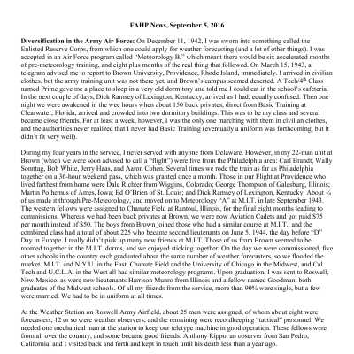 2016 09-05 Weekly News