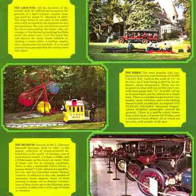 Brochure of the Magic Age of Steam, undated