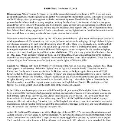 2018 12-17 Weekly News