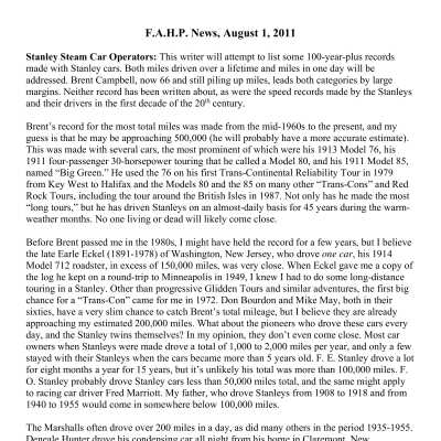 2011 08-01 Weekly News