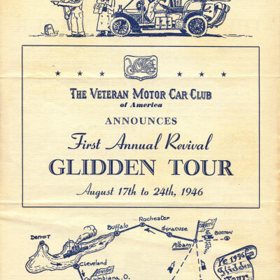 1946 Glidden Tour registration form