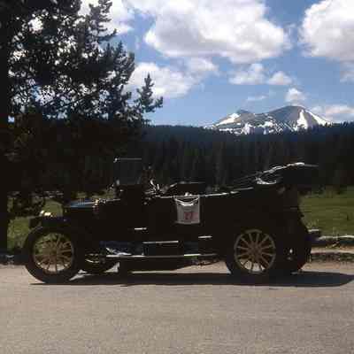 1972 Transcontinental Tour - 1912 Stanley Model 87 near Rocky Mountains