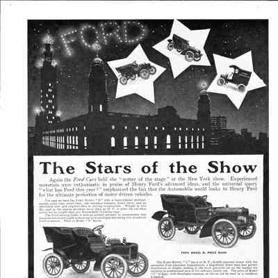 1905 advertisement for Ford Motor