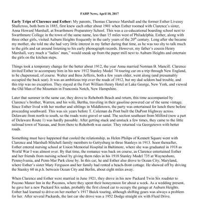 2017 04-10 Weekly News