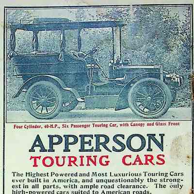 1903 advertisement for Apperson