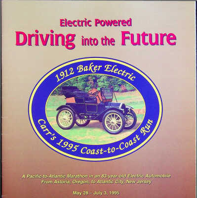 1995 Ray Carr Coast to Coast Run in a 1912 Baker electric car book cover
