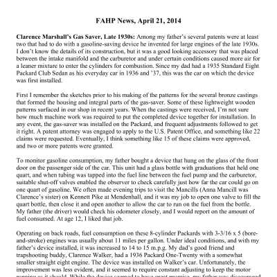 2014 04-21 Weekly News