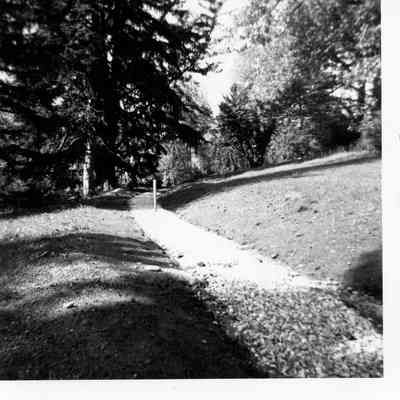Placing of ballast in the roadbed, 1960