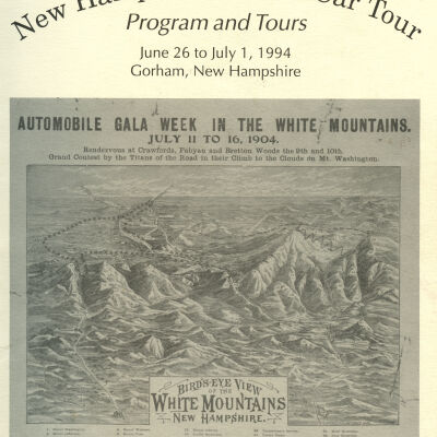 1994 Steam Car Tour tour book cover