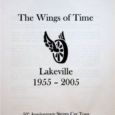 2005 Steam Car Tour tour book cover