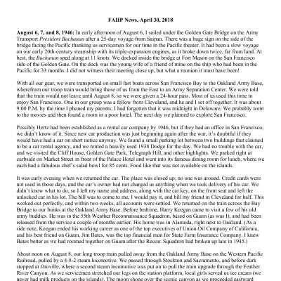 2018 04-30 Weekly News