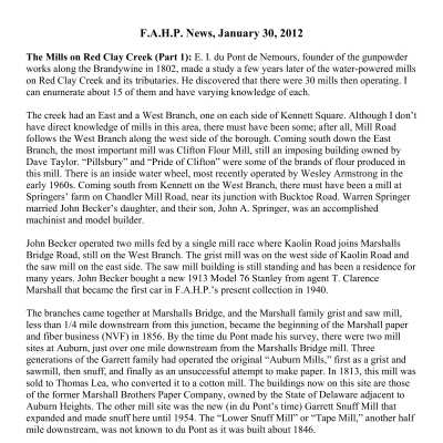 2012 01-30 Weekly News
