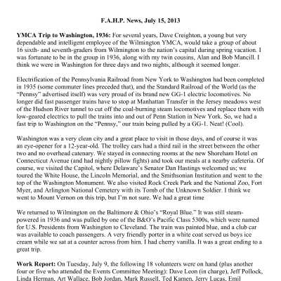 2013 07-15 Weekly News